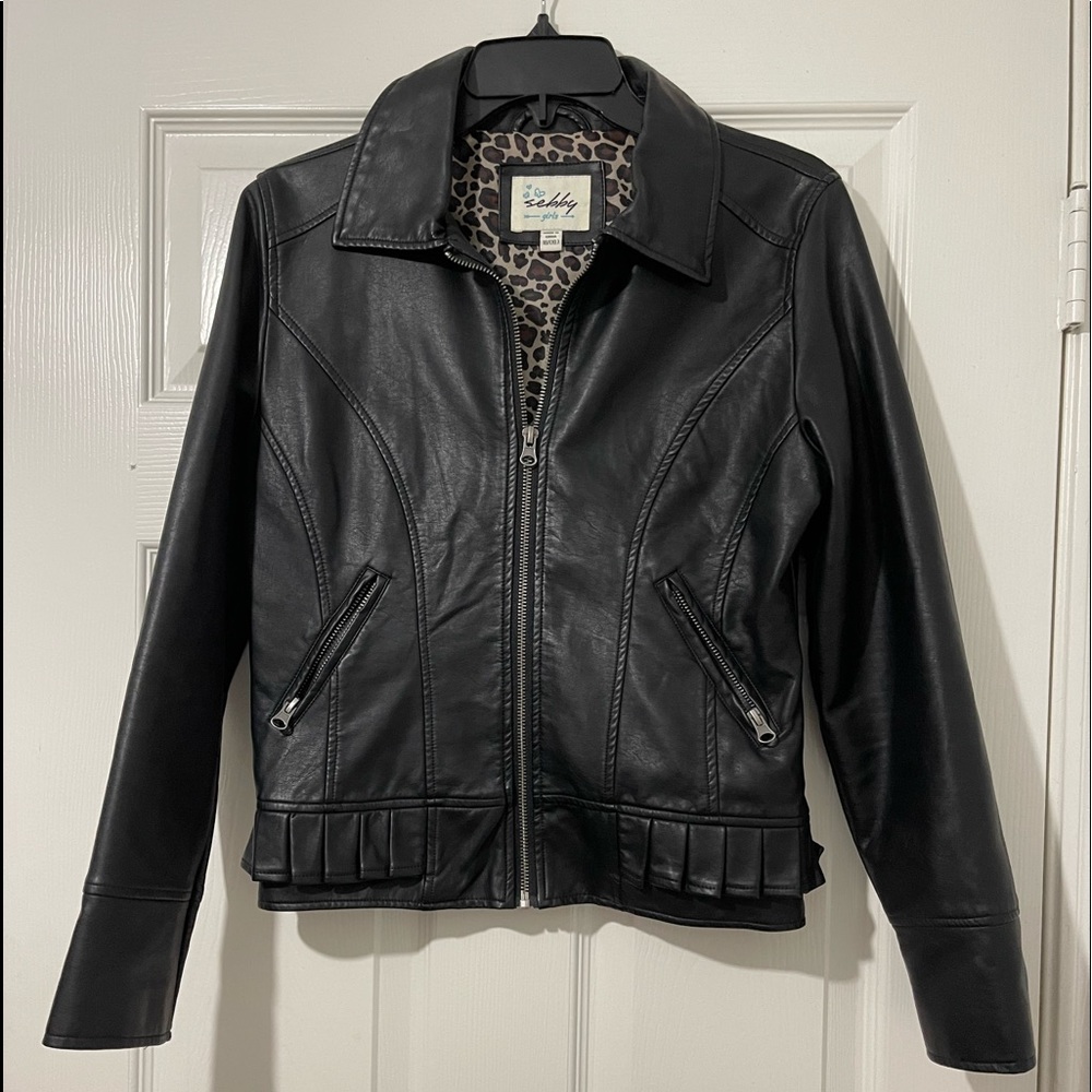 Girls leather jacket